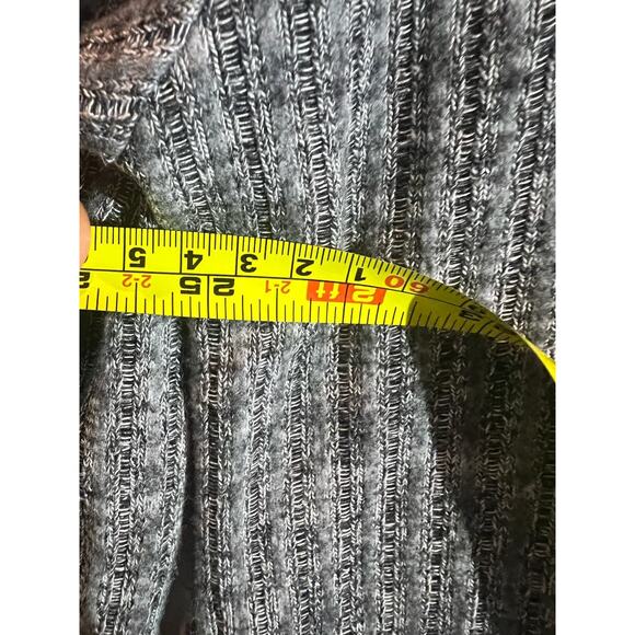 Maeve by Anthropologie Oversized Knit Sweater Turtleneck Sweater Boho Sz M GRAY - Picture 8 of 8